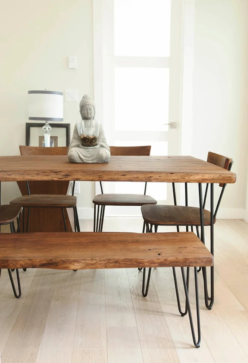 Torvis Dining Table– Matte Brown