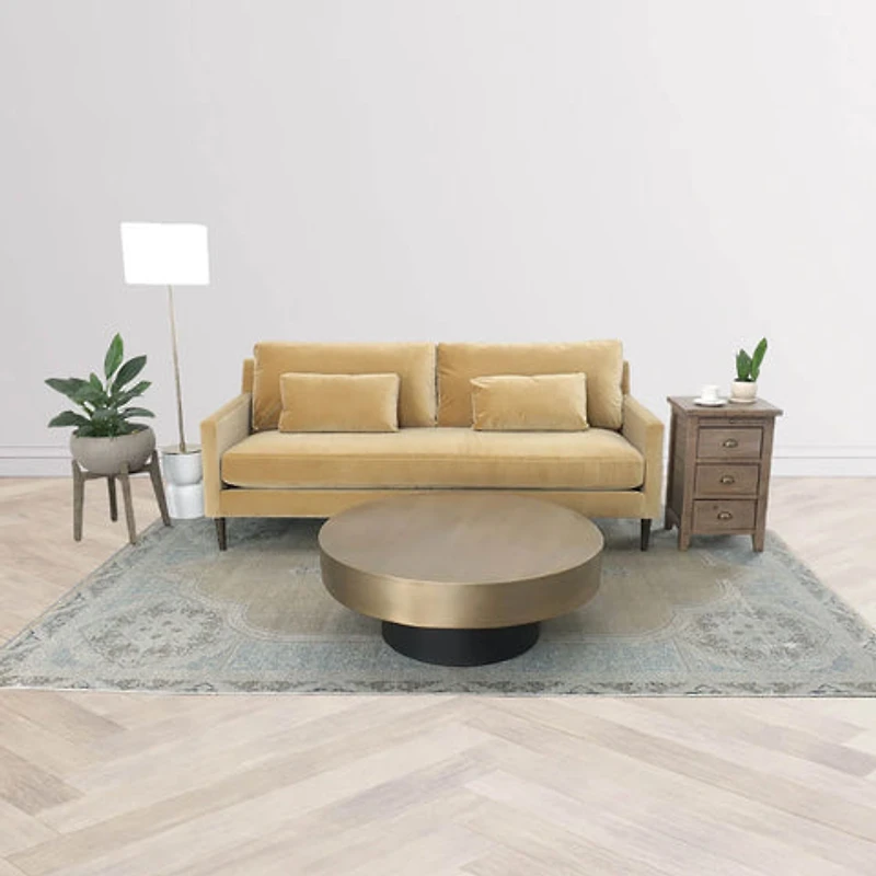 Zerith Large Standing Urn - Brown Stone