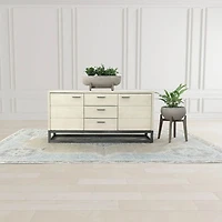 Zerith Large Standing Urn - Brown Stone