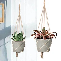 Craft Small Hanging Pot With Netting