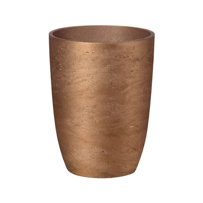 Mineral Tapered Vase - Metallic Bronze