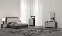 Sofia Two Tone Storage Bed