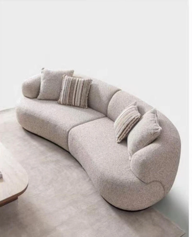 Leona 2-Piece Modular Curved Sofa