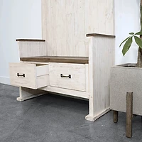 Lazrin Hall Bench 2 Drawer