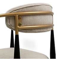 Pilla Counter Stool - Modern & Contemporary - Beige