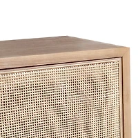 Rattan 3 Door Sideboard - Natural