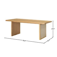 Lenver Dining Table - Natural