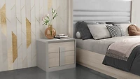 Elvira Two Drawer Nightstand