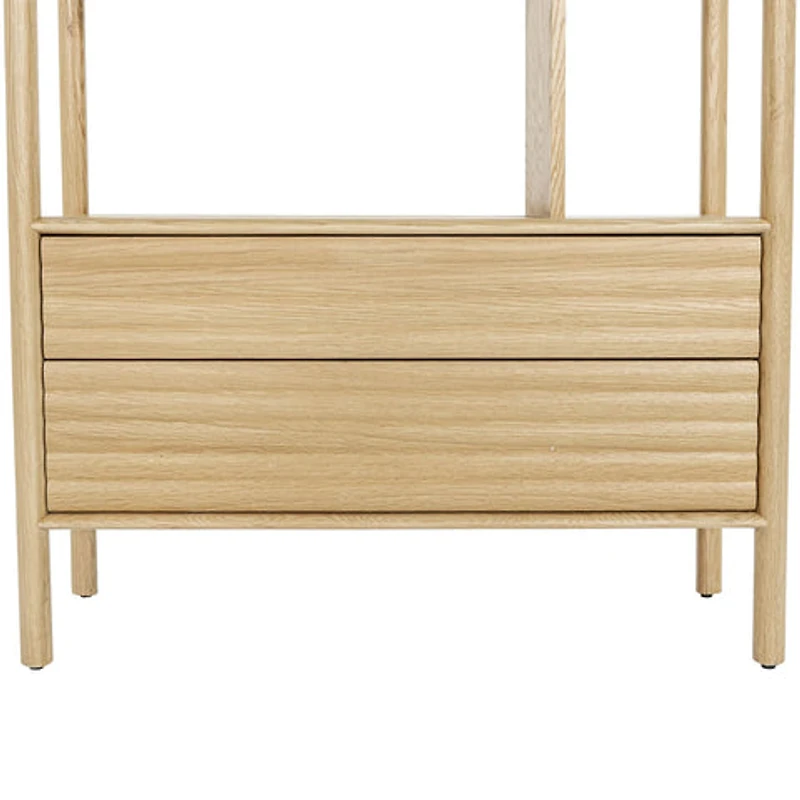 Kevara Bookcase - Light Oak
