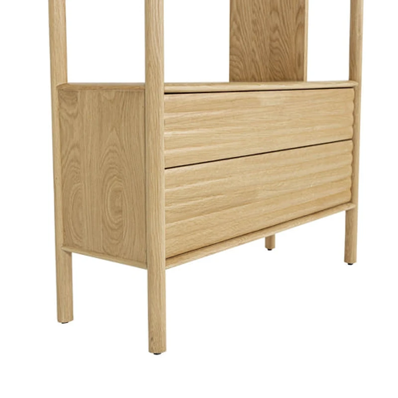 Kevara Bookcase - Light Oak