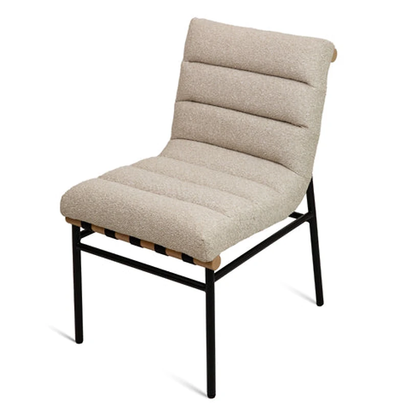 Ryna Vista Fabric Dining Chair - Linen – Accents@Home