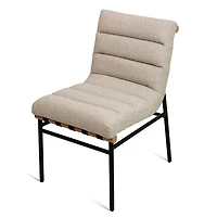 Ryna Vista Fabric Dining Chair - Linen – Accents@Home