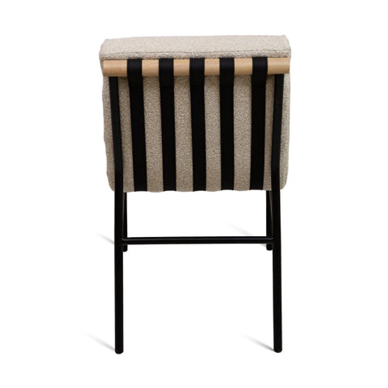 Ryna Vista Fabric Dining Chair - Linen