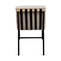 Ryna Vista Fabric Dining Chair - Linen