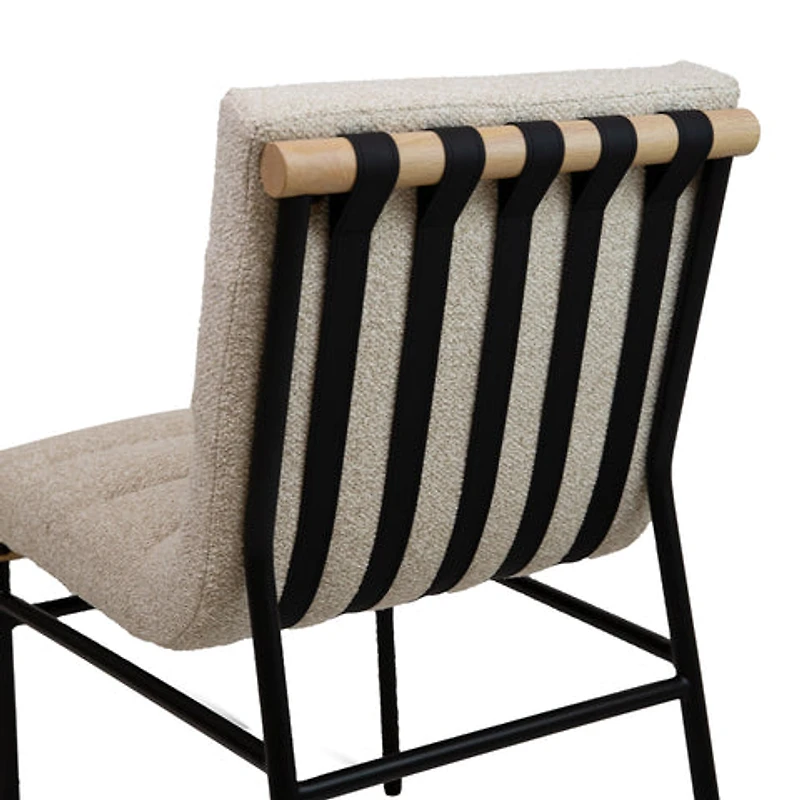 Ryna Vista Fabric Dining Chair - Linen – Accents@Home