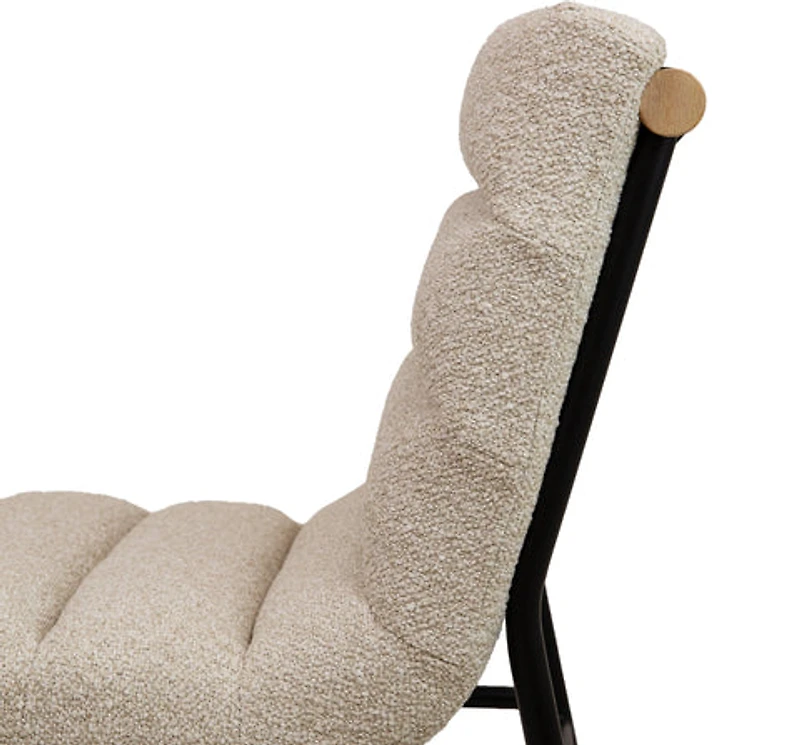 Ryna Vista Fabric Dining Chair - Linen