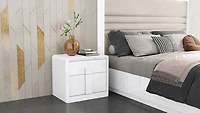 Elvira Two Drawer Nightstand