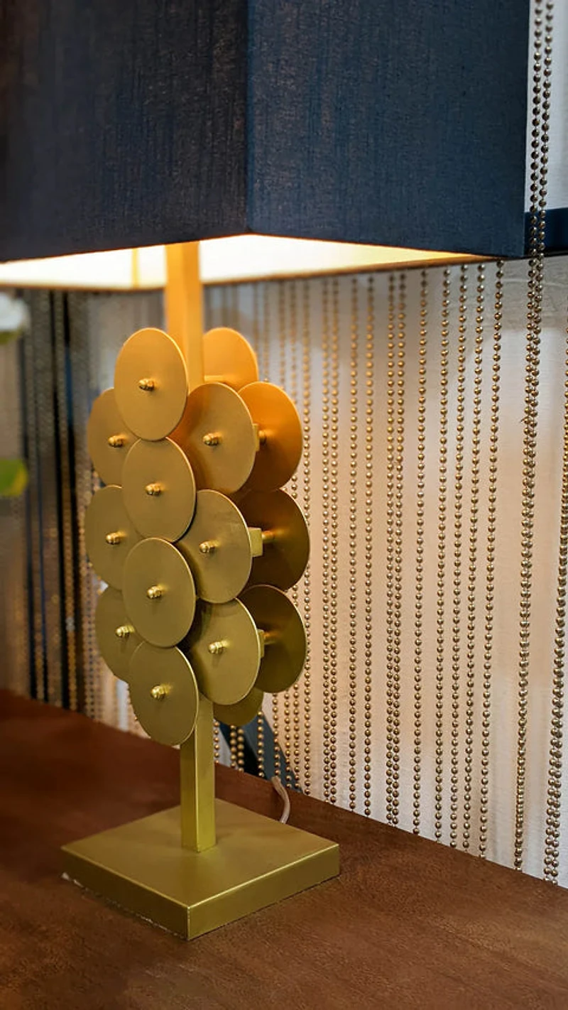 Liora Brass Disc Lamp
