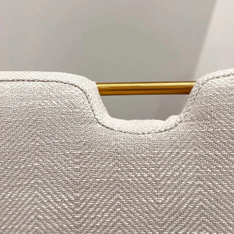 Nellwyn Dining Chair - Sandy Beige/Cool Brown Legs