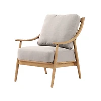 Kinsley Club Chair - Natural Frame