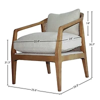 Gravora Club Chair - Sand Boucle