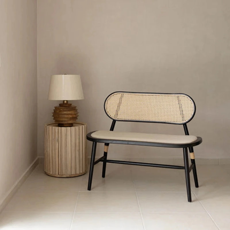 Yarven Small Bench - Black