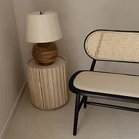 Yarven Small Bench - Black