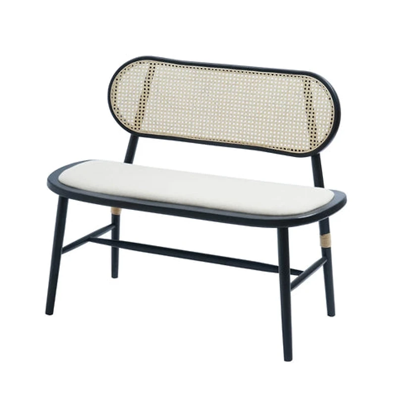 Yarven Small Bench - Black