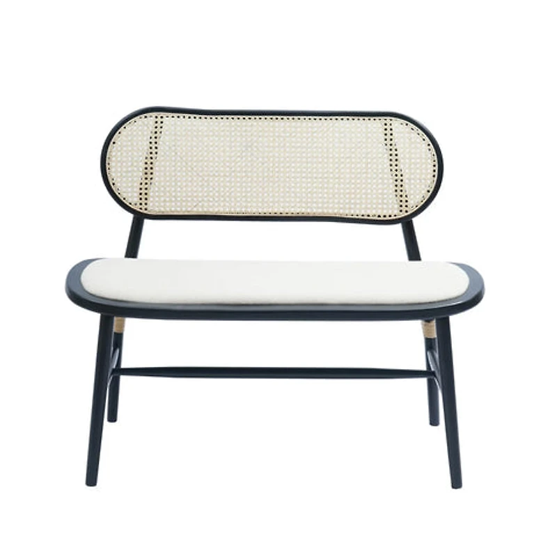 Yarven Small Bench - Black