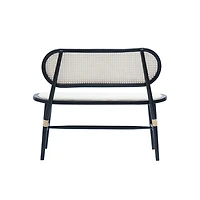 Yarven Small Bench - Black