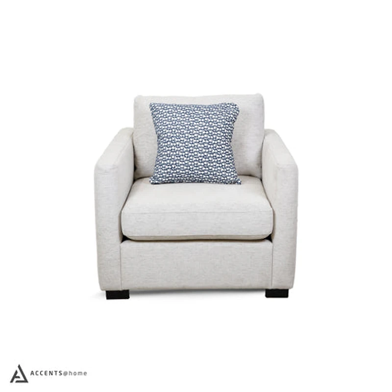 Sammy Accent Chair with 2 Toss Pillows