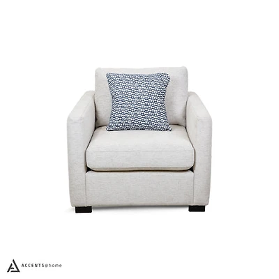 Sammy Accent Chair with 2 Toss Pillows