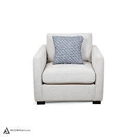 Sammy Accent Chair with 2 Toss Pillows