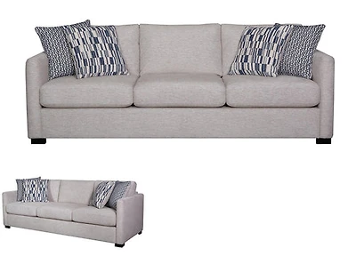 Sammy Condo Sofa with 4 Toss Pillows