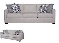 Sammy Condo Sofa with 4 Toss Pillows