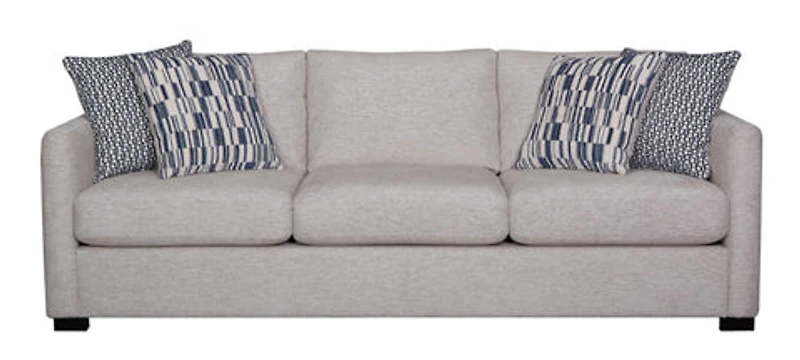 Sammy Condo Sofa with 4 Toss Pillows