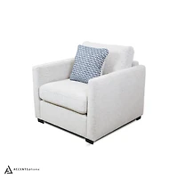 Sammy Accent Chair with 2 Toss Pillows