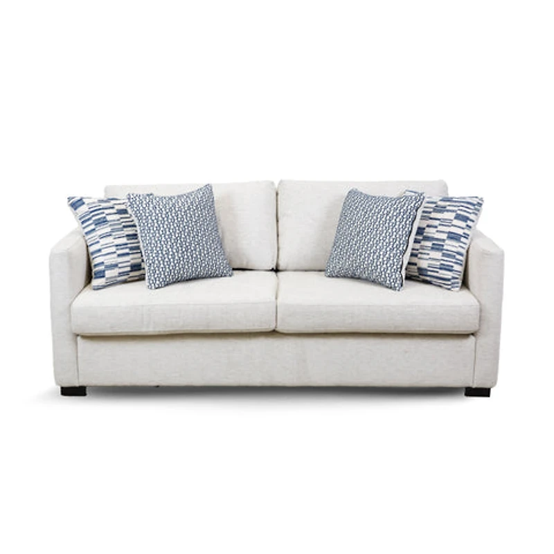 Sammy Condo Sofa with 4 Toss Pillows