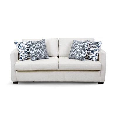 Sammy Condo Sofa with 4 Toss Pillows