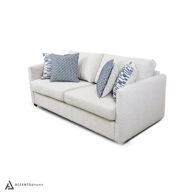 Sammy Condo Sofa with 4 Toss Pillows