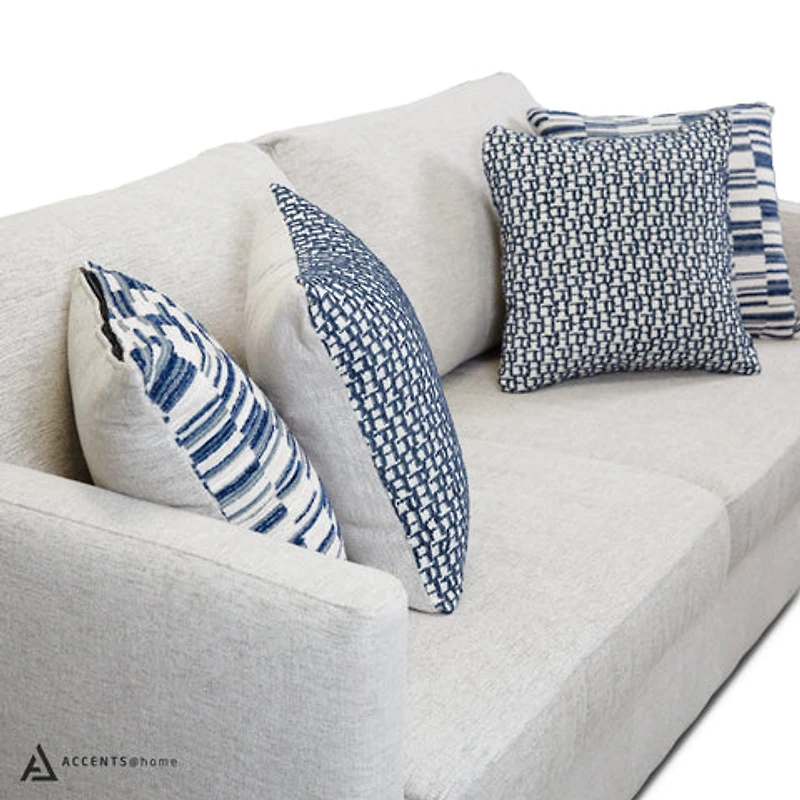 Sammy Condo Sofa with 4 Toss Pillows