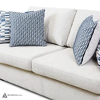 Sammy Condo Sofa with 4 Toss Pillows