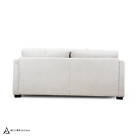 Sammy Condo Sofa with 4 Toss Pillows