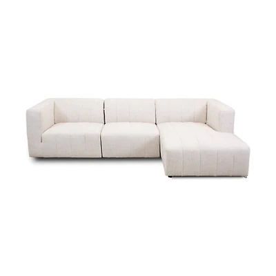 Lauriston Premium Fabric 3 PCs Sectional - Monique Beige