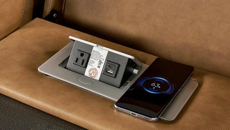 Creston Genuine Leather 3-Seater Power Recliner Sofa with Power Headre