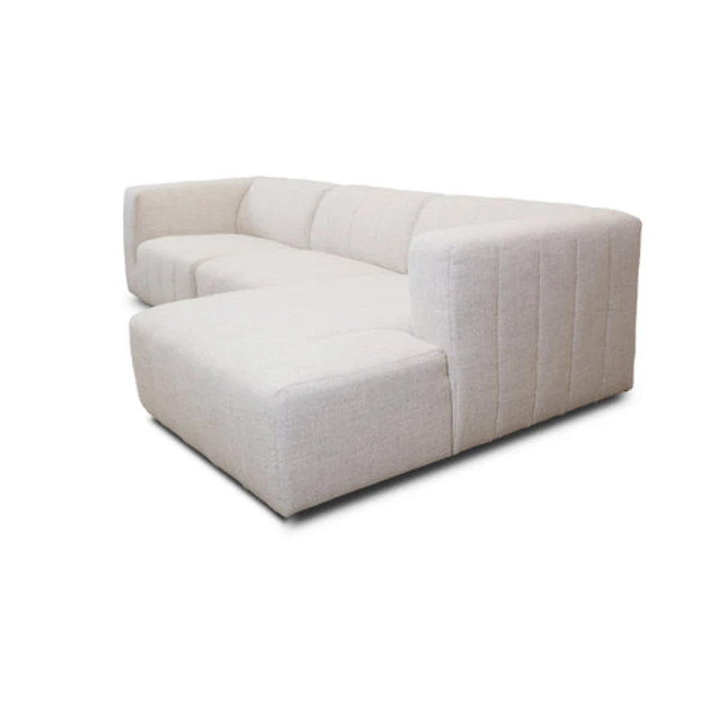 Lauriston Premium Fabric 3 PCs Sectional - Monique Beige
