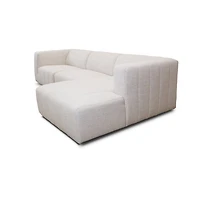 Lauriston Premium Fabric 3 PCs Sectional - Monique Beige
