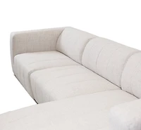 Lauriston Premium Fabric 3 PCs Sectional - Monique Beige