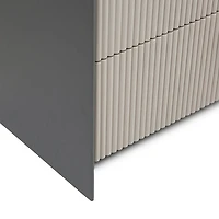 Yulie 6 Drawer Double Dresser - Glossy White - Greater Vancouver Furniture