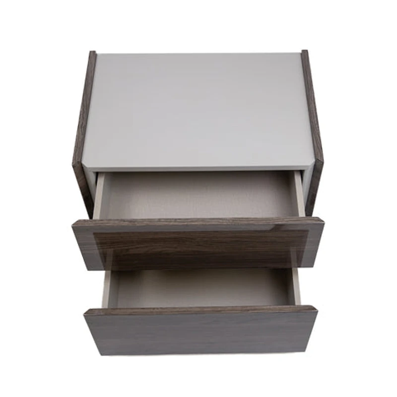Soonu Glossy Finish Night Stand - Greater Vancouver Furniture